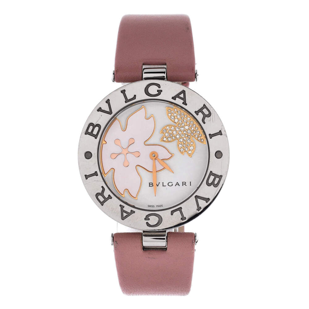 Bvlgari 35 B.Zero1 Flower Motif Quartz Watch